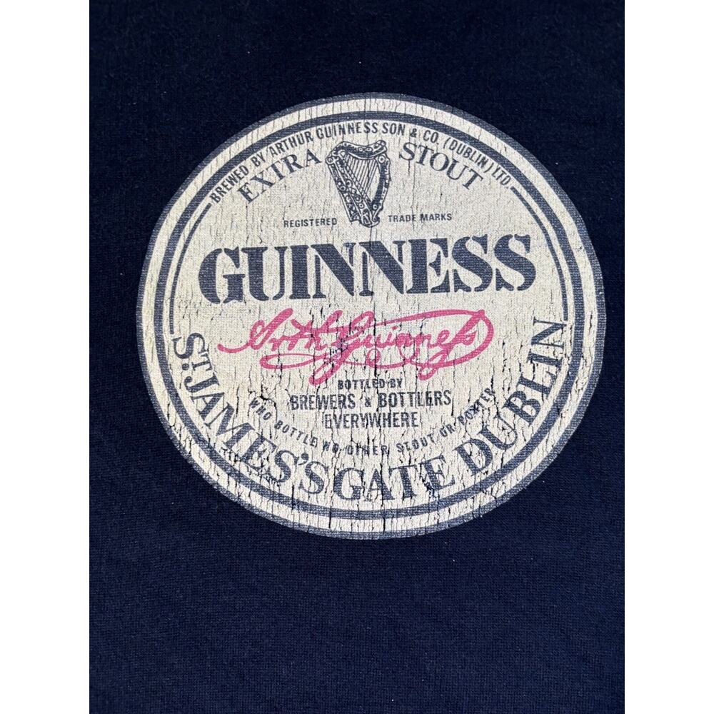 Black Sweatshirt Men’s Size XL Guinness Beer Logo Printed Ny O’neills